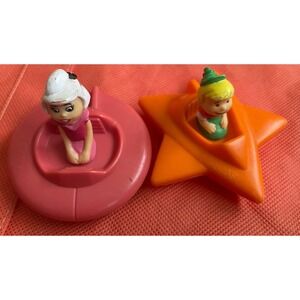 Jetsons Figures Rolling Cars Toys Hanna Barberra Vintage 80s 90s Lot‎ Of 2